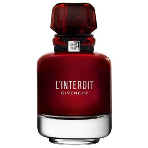 perfumy givenchy l'interdit rouge|Givenchy rouge interdit notes.